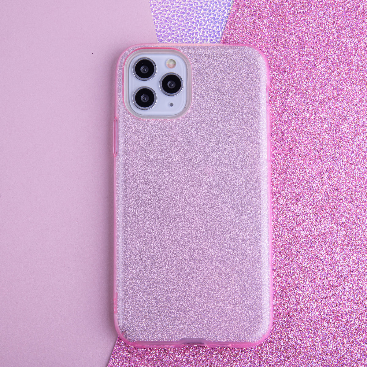 Nakładka Glitter 3w1 do Xiaomi Redmi 13C 4G / Poco C65 różowa