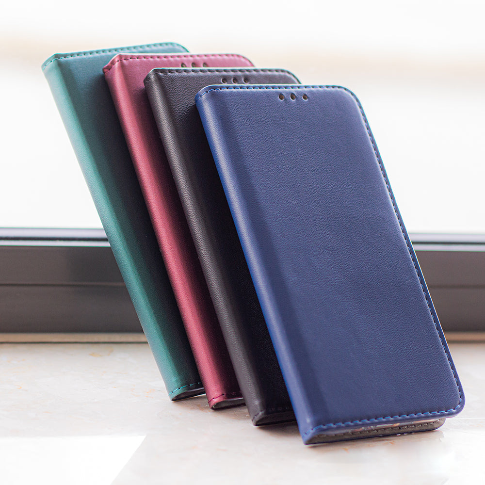 Etui Smart Magnetic do Oppo A6 Pro 5G granatowe