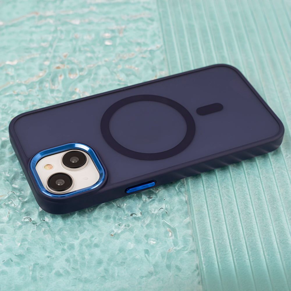 Nakładka Frozen Mag do iPhone 17 Air 6,6" granatowa