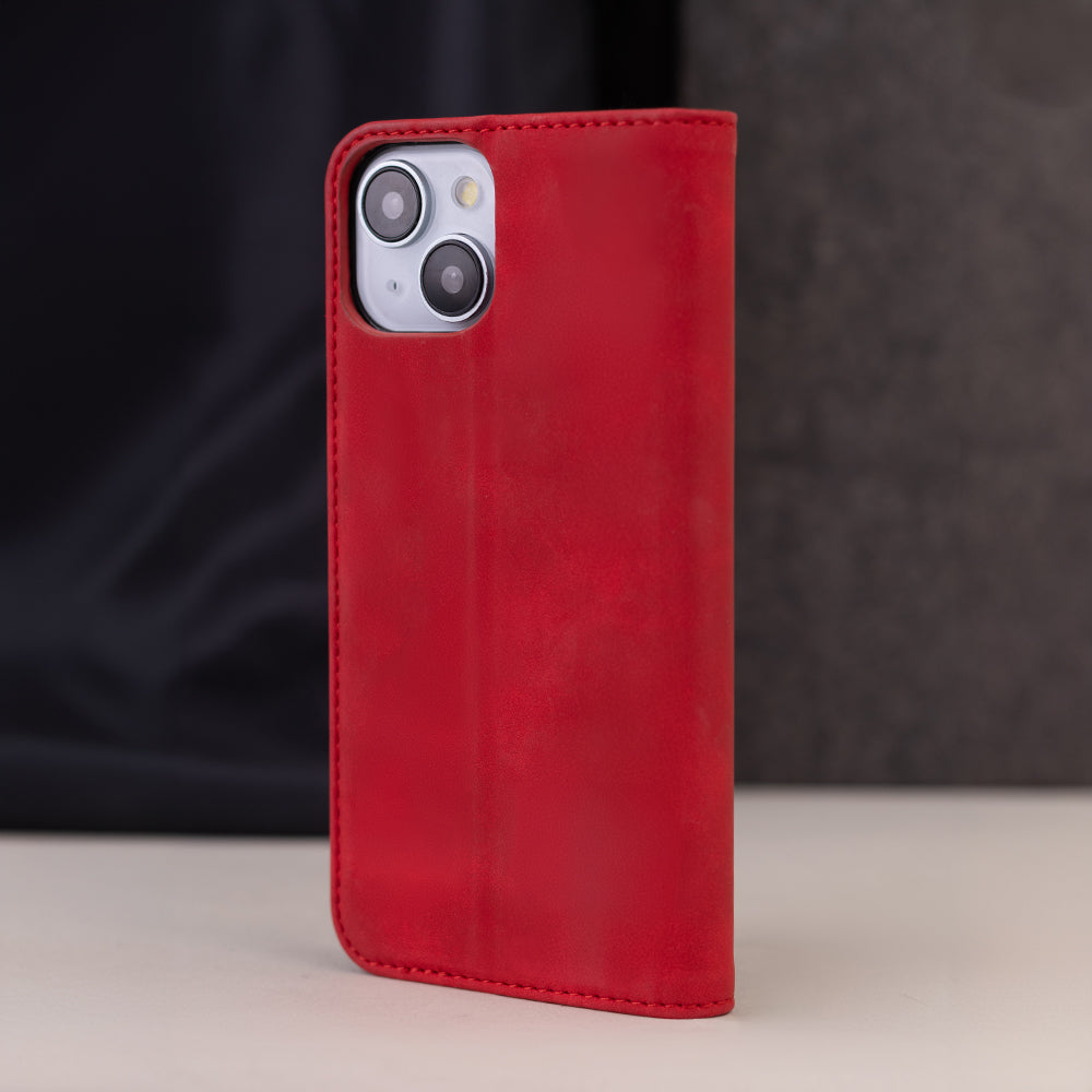 Etui Smart Suede do Samsung Galaxy S25 Plus czerwone