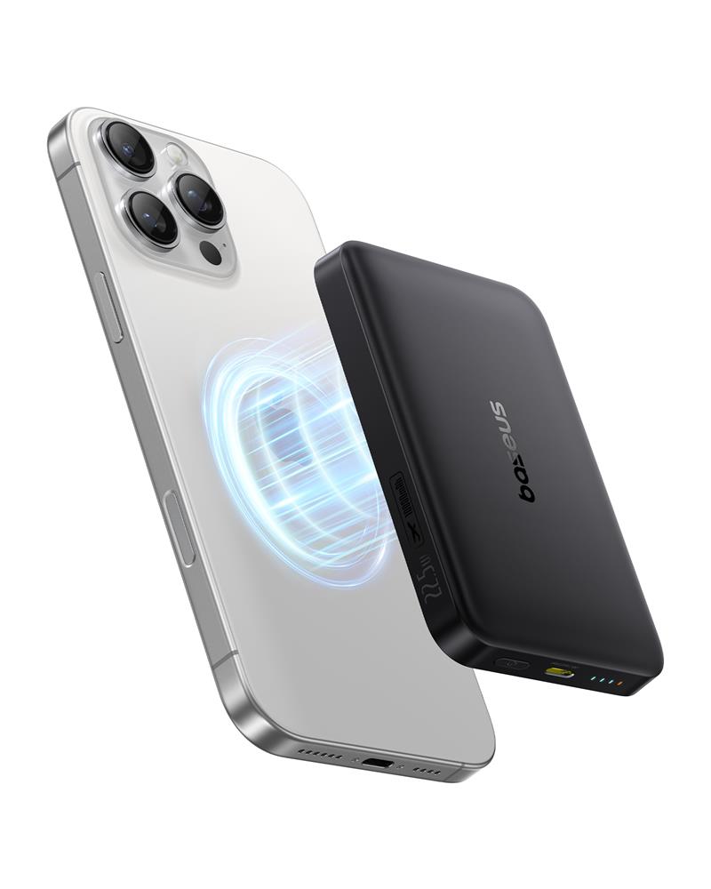 Baseus EnerFill FM12 Magnetyczny Power Bank 22.5W 10000mAh Czarny