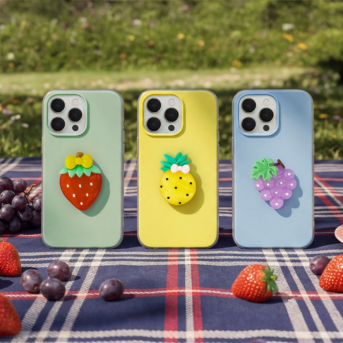Nakładka Fruit 2in1 do iPhone 16 Pro 6,3 zielona