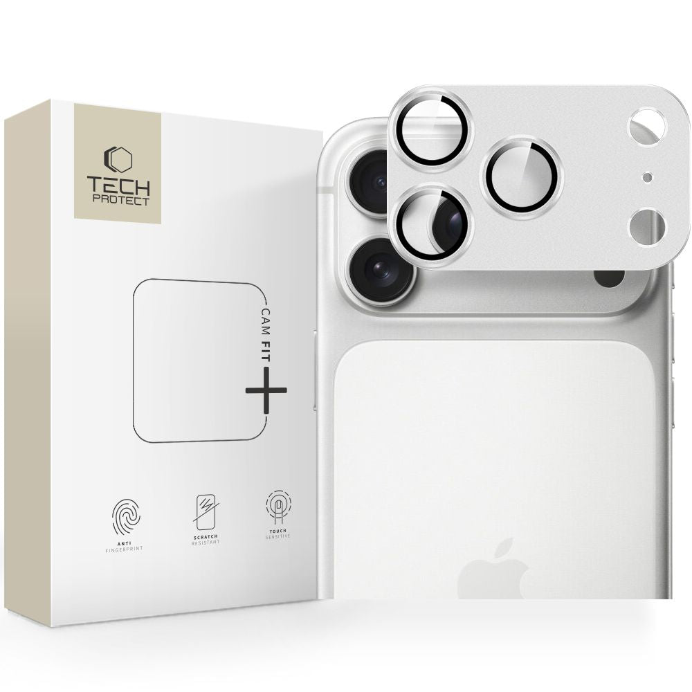 OSŁONA APARATU TECH-PROTECT CAMFULL FIT+ IPHONE 17 PRO SILVER