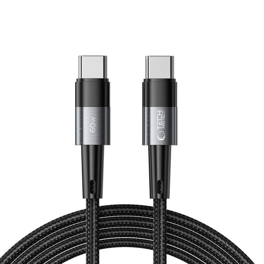 TECH-PROTECT ULTRABOOST TYPE-C CABLE PD 60W / 3A 200CM GREY