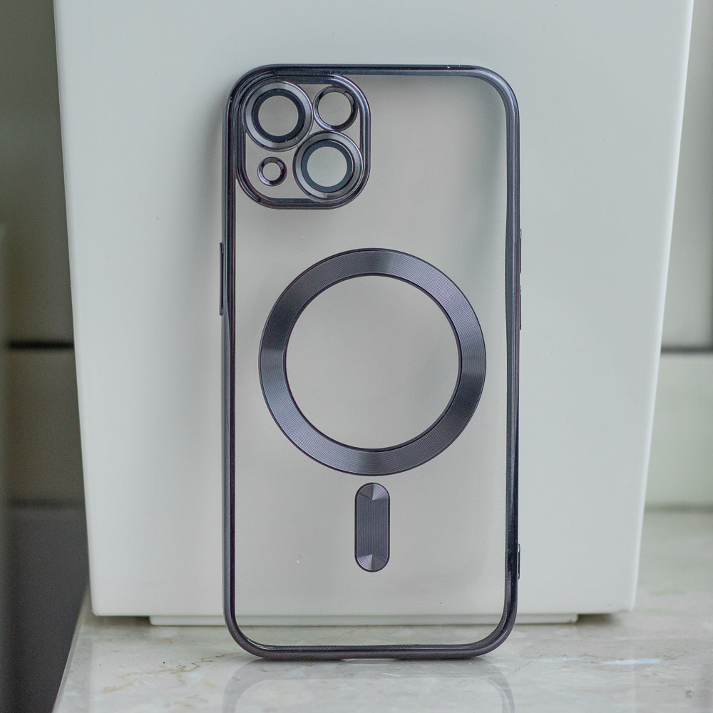 Nakładka Color Chrome Mag do iPhone 17 Air 6,6" czarna