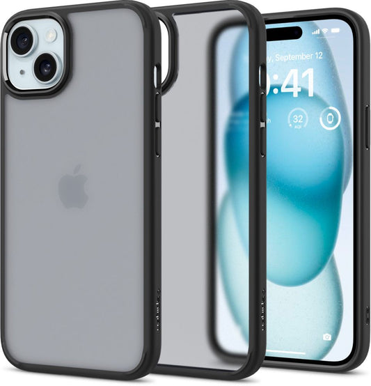 Spigen nakładka Ultra Hybrid do iPhone 15 6,1" Frost czarna