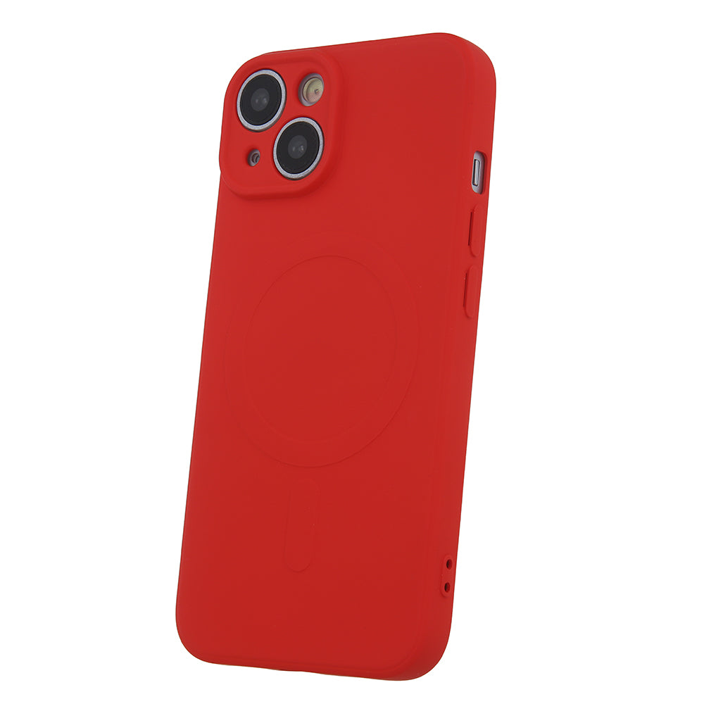 Nakładka Simple Color Mag do Samsung Galaxy A56 5G czerwona