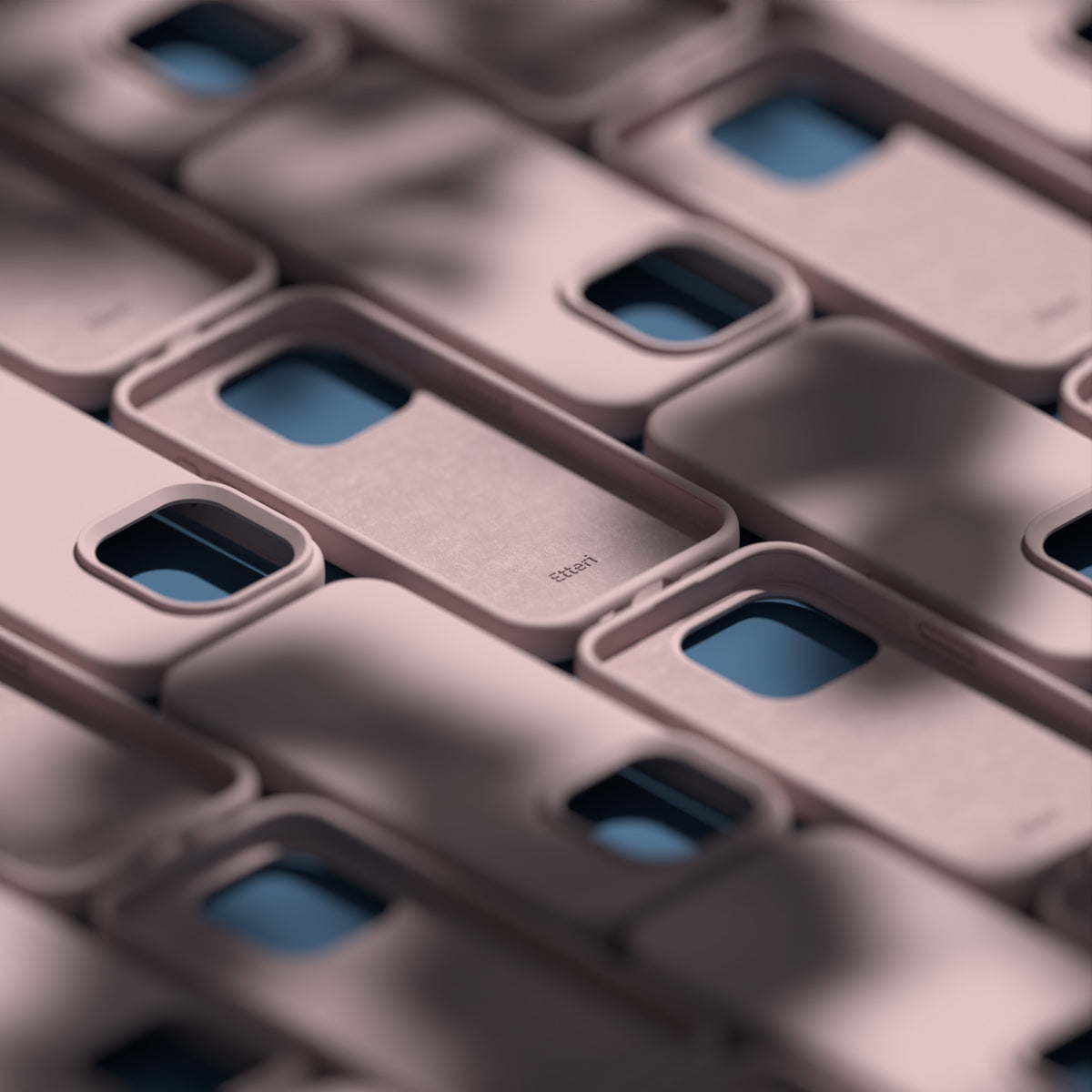 Nakładka Etteri Silicone Case do iPhone 14 6,1" jasnoróżowa