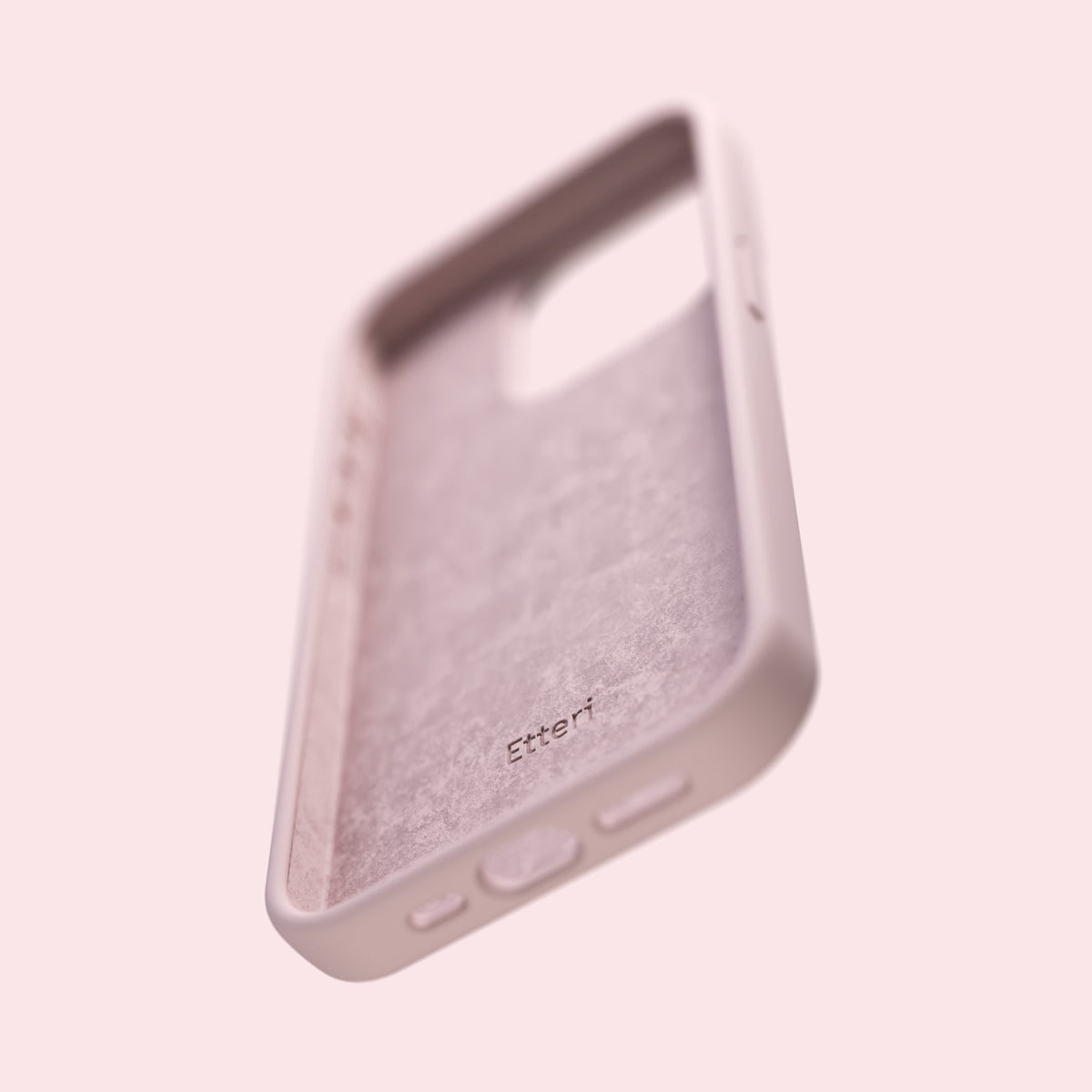 Nakładka Etteri Silicone Case do iPhone 14 6,1" jasnoróżowa