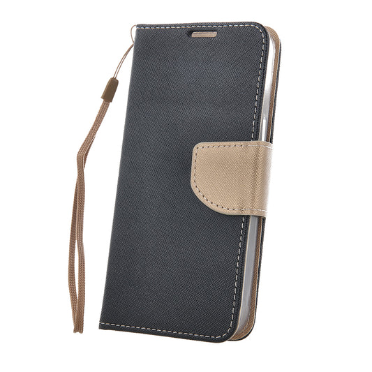 Etui Smart Fancy do iPhone 16 Pro 6,3" czarno-złote – Skorupka