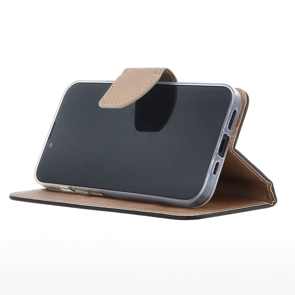 Etui Smart Fancy do iPhone 16 Pro 6,3" czarno-złote – Skorupka