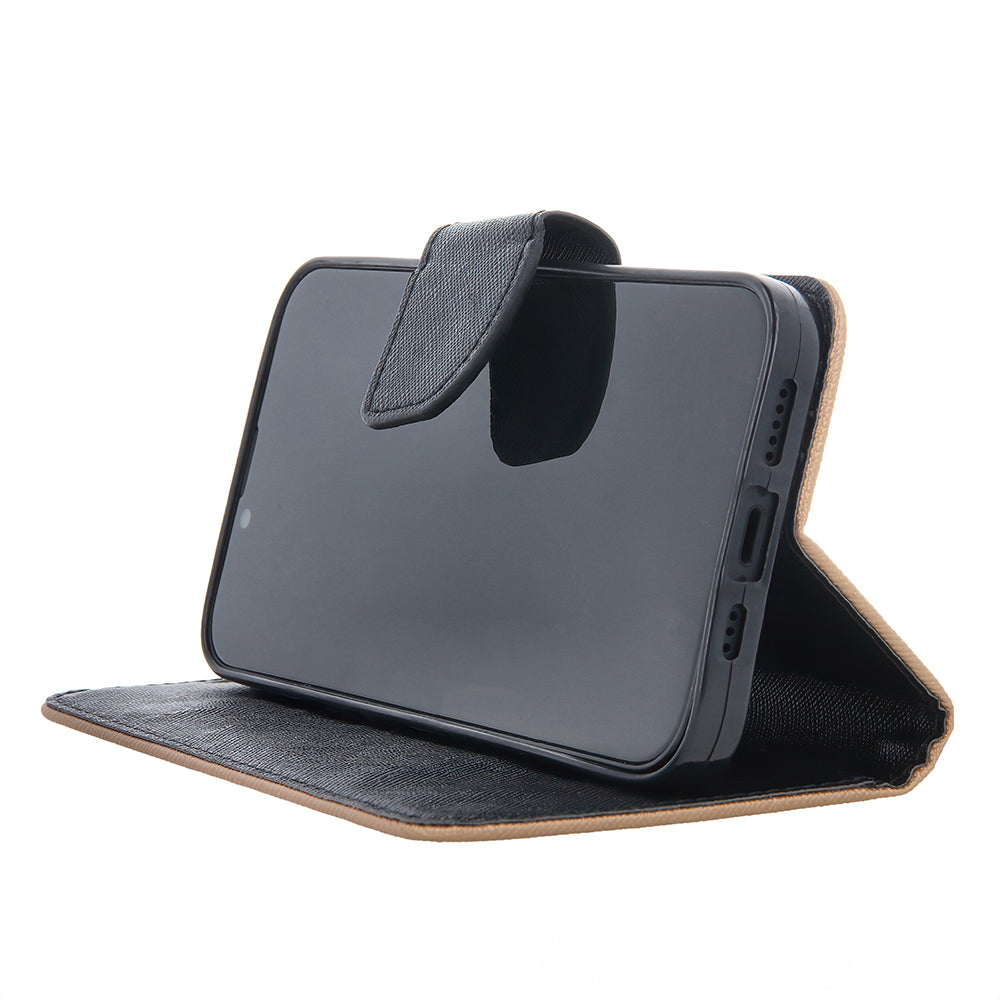 Etui Smart Fancy do iPhone 16 Pro 6,3" czarno-złote – Skorupka