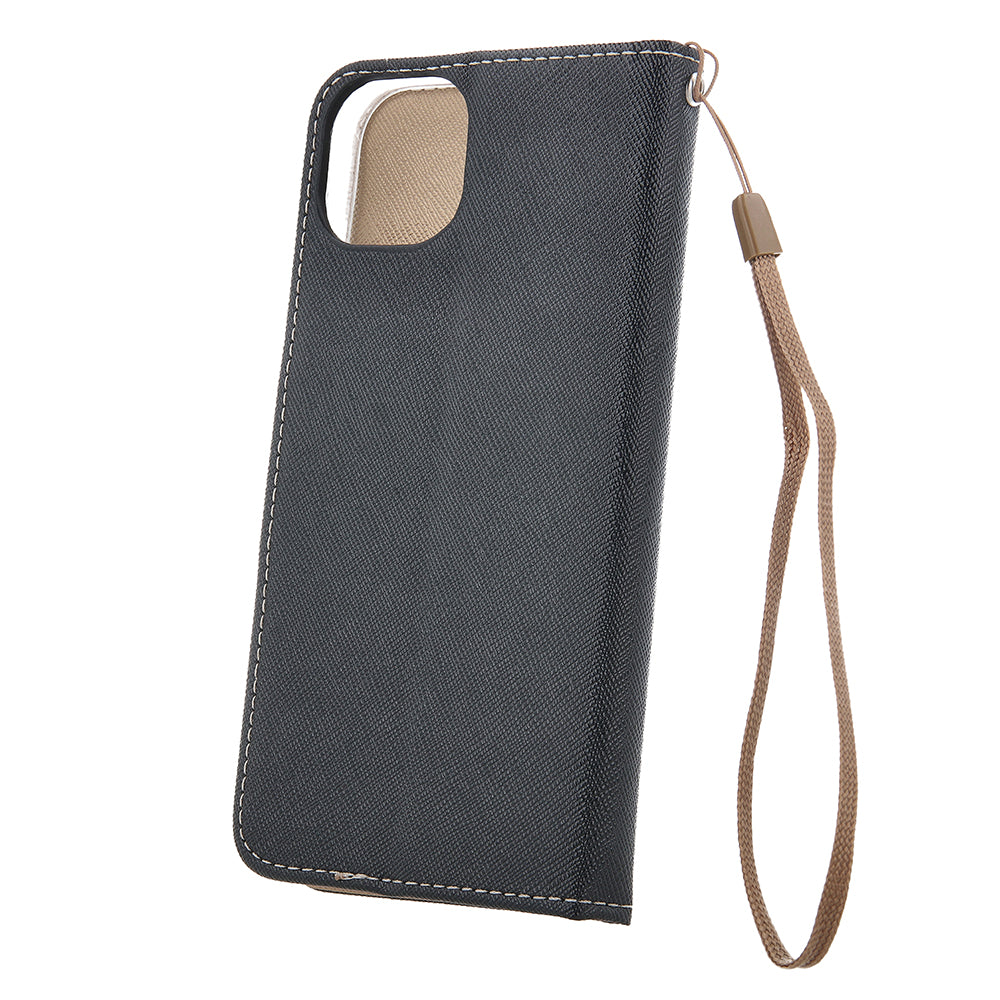 Etui Smart Fancy do iPhone 16 Pro 6,3" czarno-złote – Skorupka