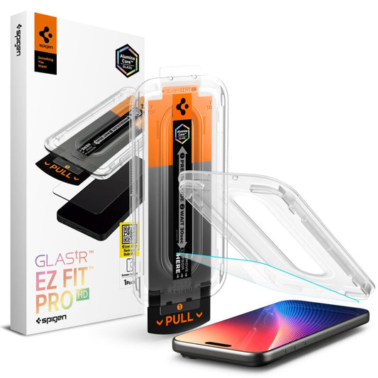 SZKŁO HARTOWANE SPIGEN GLAS.TR ”EZ FIT PRO AC” IPHONE 16 PRO MAX / 17 PRO MAX CLEAR