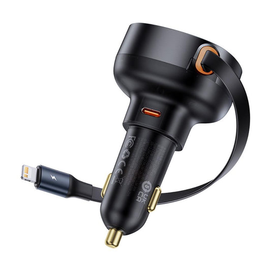 Baseus ładowarka samochodowa PD Enjoyment Pro Car Charger + kabel USB-C 55W czarna