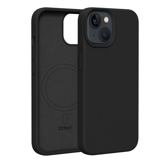 Nakładka Etteri Silicone Mag do iPhone 14 6,1" czarna