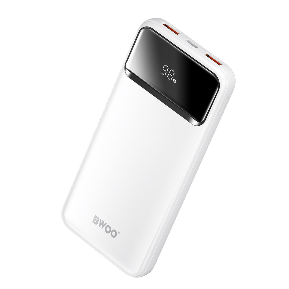 BWOO Ultra cienki power bank 22,5W 10000 mAh biały – Skorupka