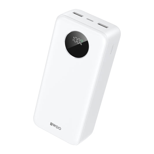 BWOO Power bank 22,5W 30000 mAh z wyświetlaczem LCD