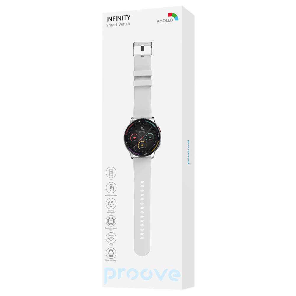 Smartwatch Proove Infinity srebrny