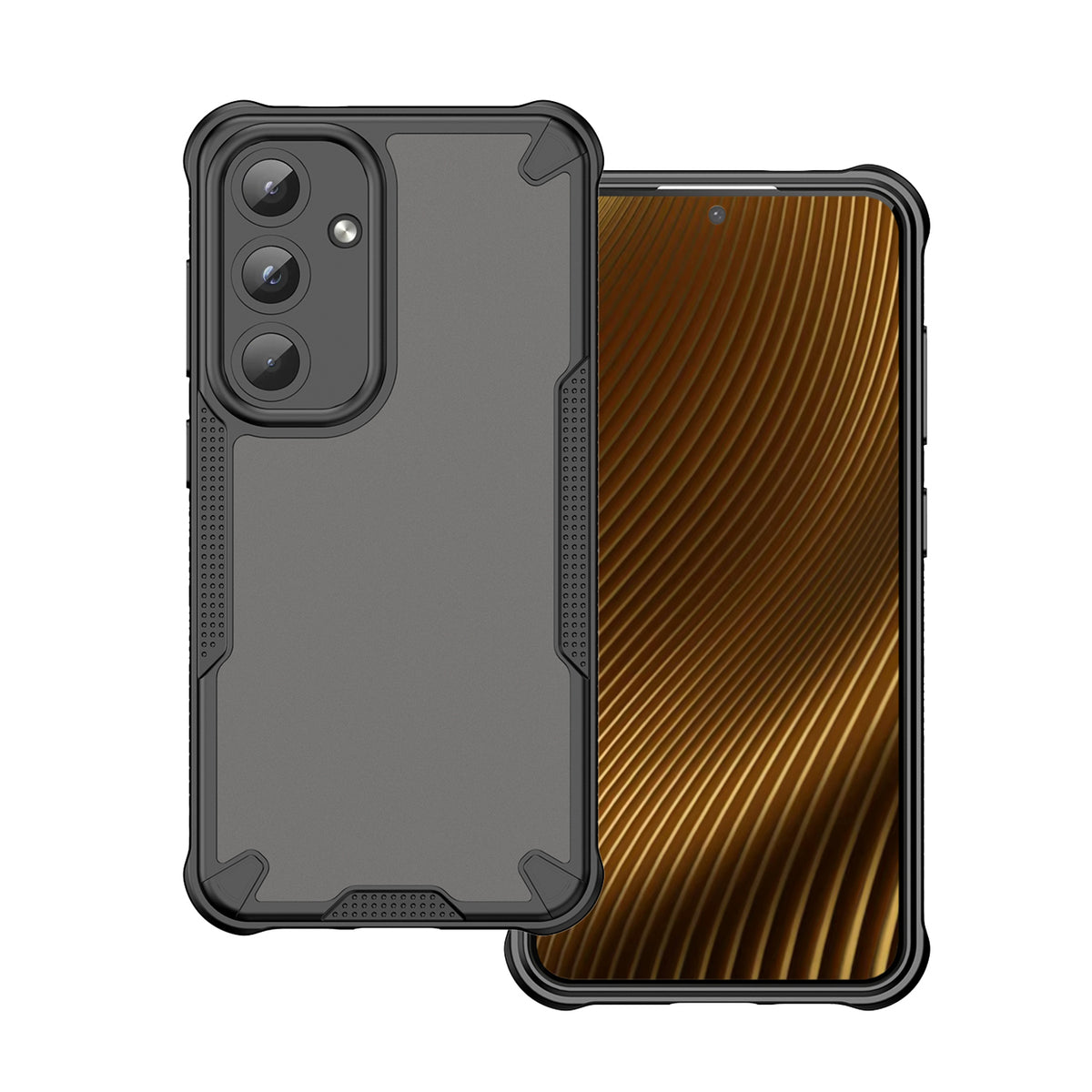 Nakładka Defender Matt do Samsung Galaxy S25 FE czarna