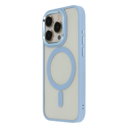 Nakładka Satin Elegant Mag do iPhone 14 6,1" niebieska