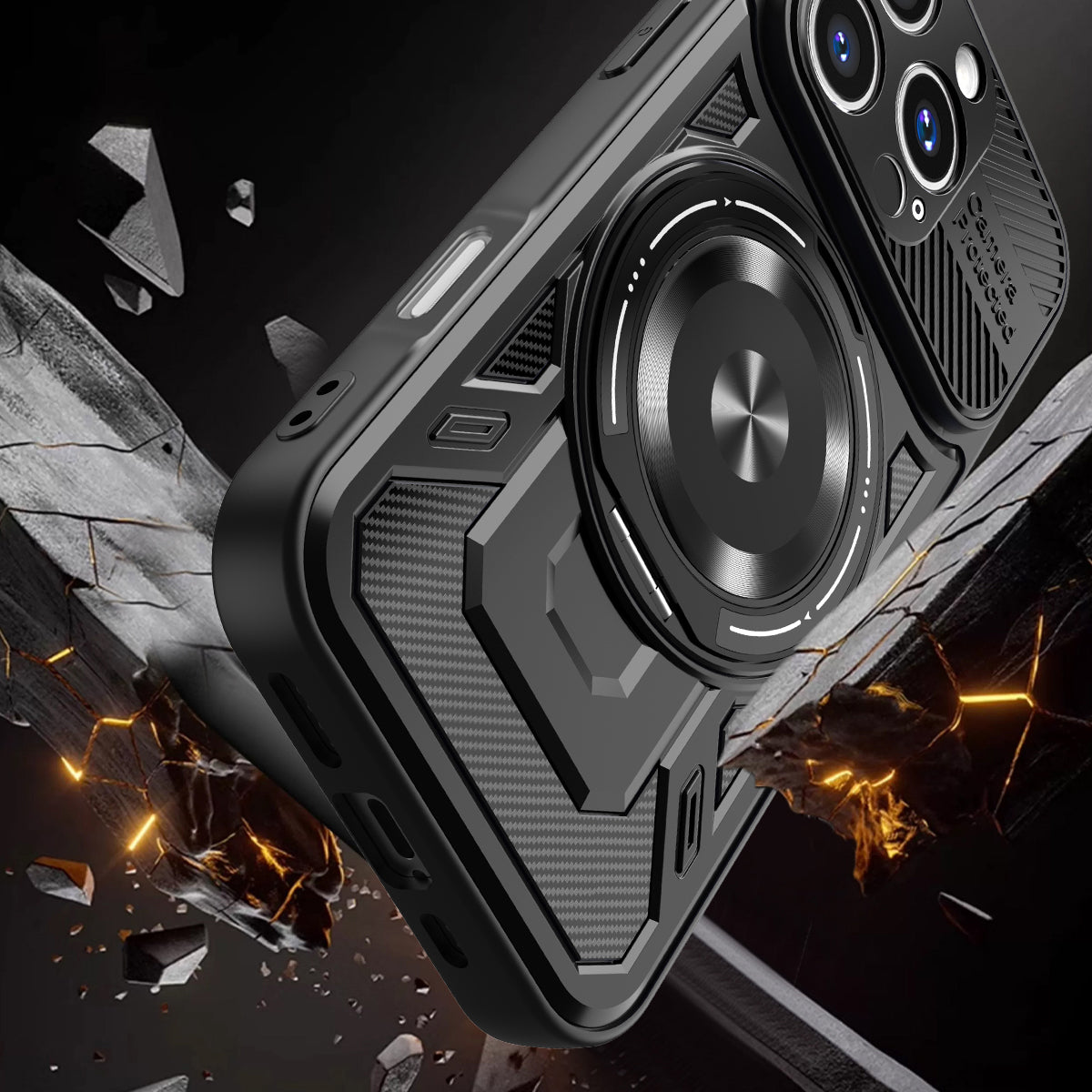 Nakładka Defender Armor Mag do Xiaomi Redmi Note 15 Pro 5G (EU) czarna