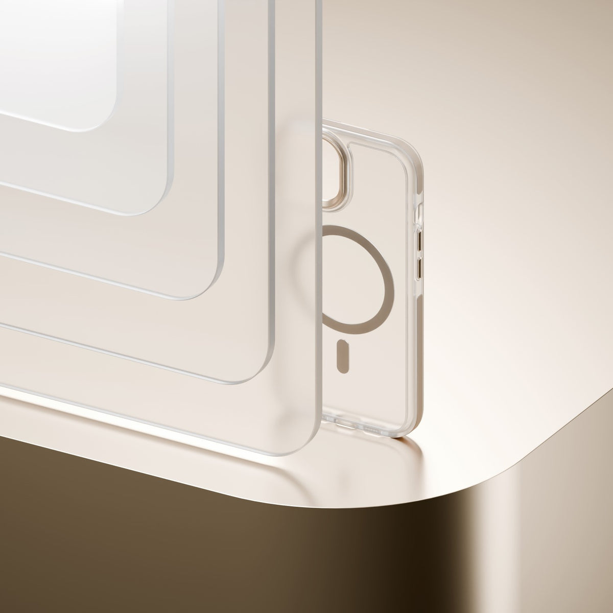 Nakładka Etteri Icy Mag do iPhone 15 Pro 6,1" złota