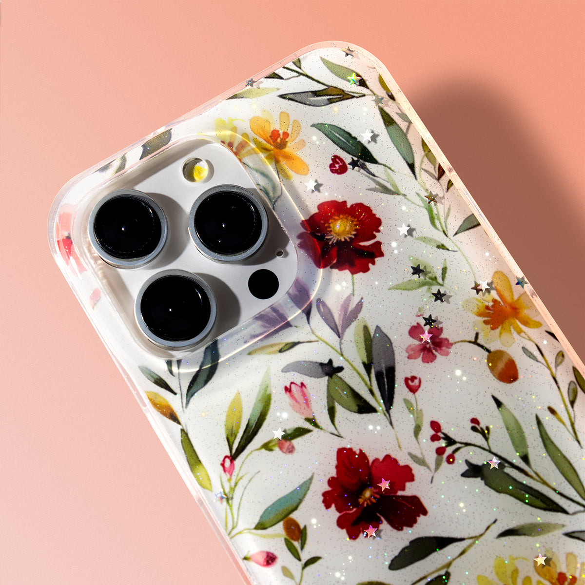 Nakładka Glow Glam do Oppo Reno 13F 5G (Global) / 13FS 5G biała