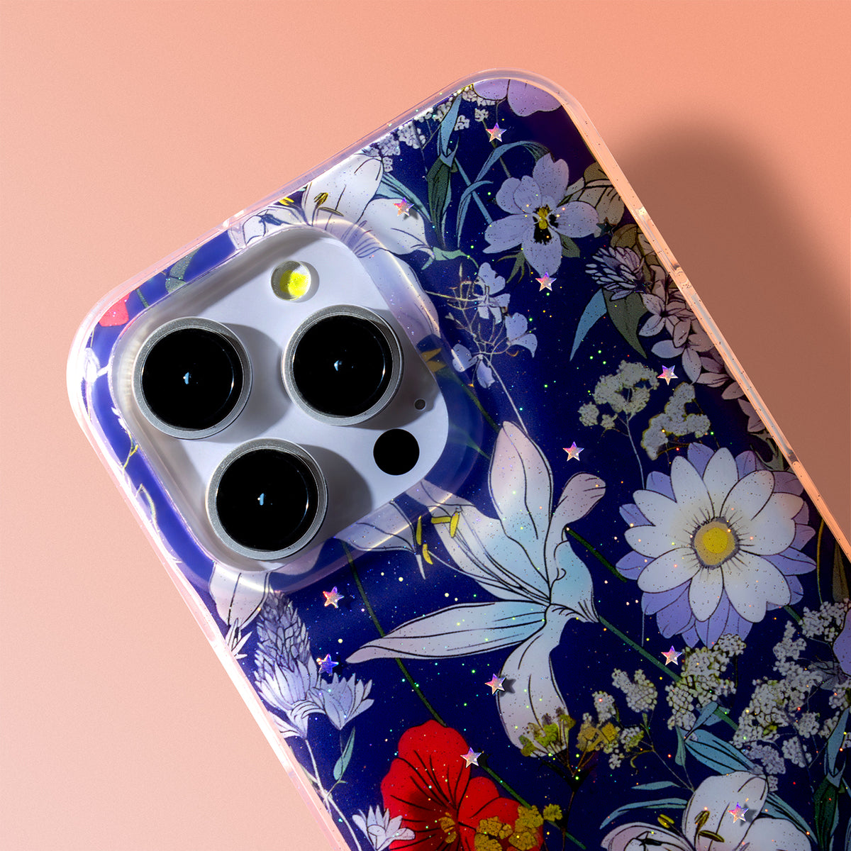 Nakładka Glow Glam do Motorola Moto G86 niebieska