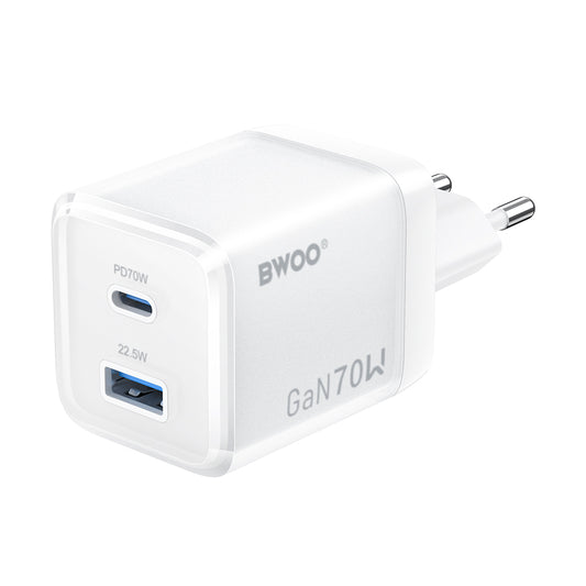 BWOO ładowarka sieciowa GaN CDA224 QC 70W 1 x USB 1x USB-C