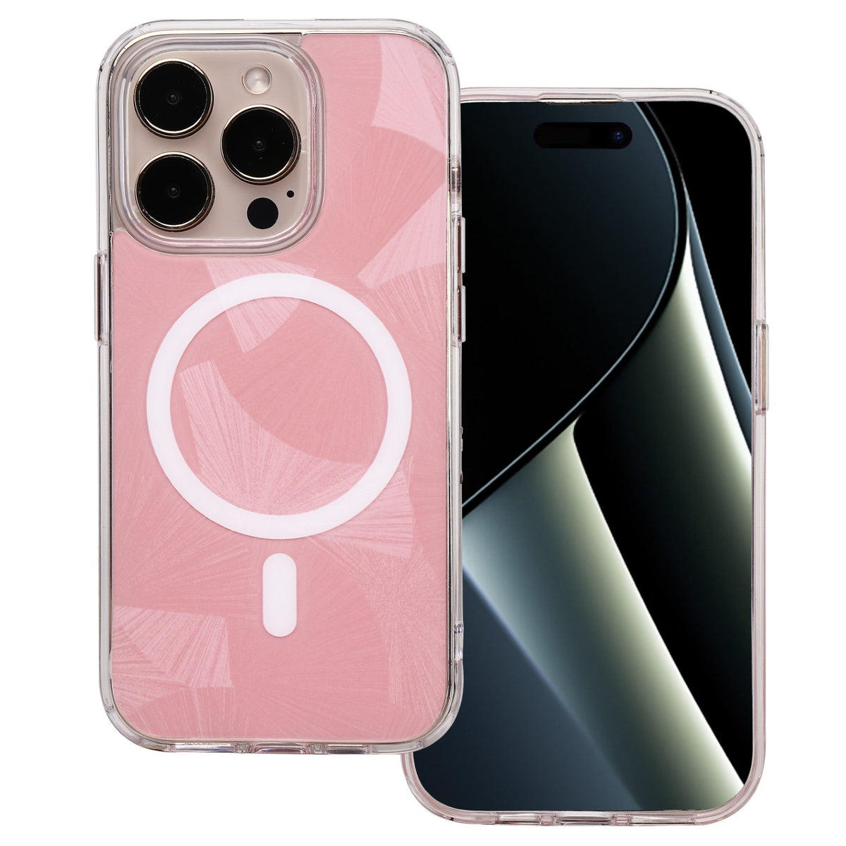 Nakładka Flash Mag do iPhone 15 Pro 6,1" różowa