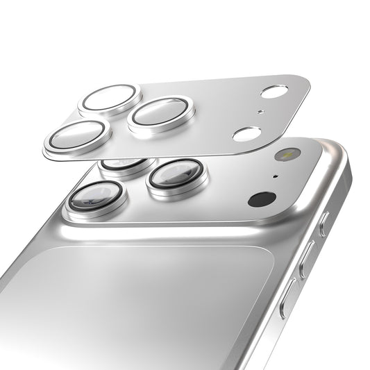Etteri pełna ochrona aparatów do iPhone 17 Pro srebrna