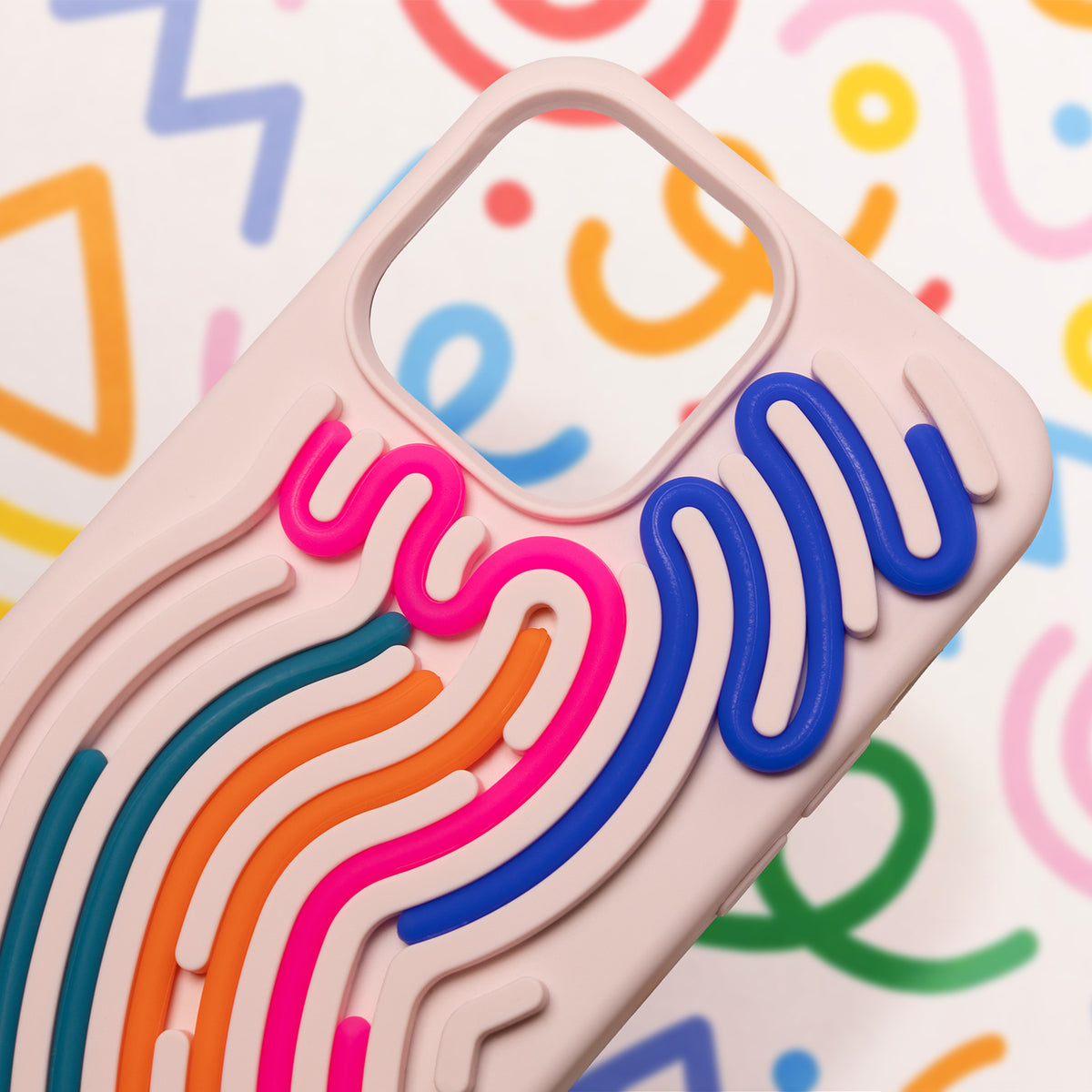 Nakładka DIY Snake do iPhone 12 / 12 Pro 6,1 różowa