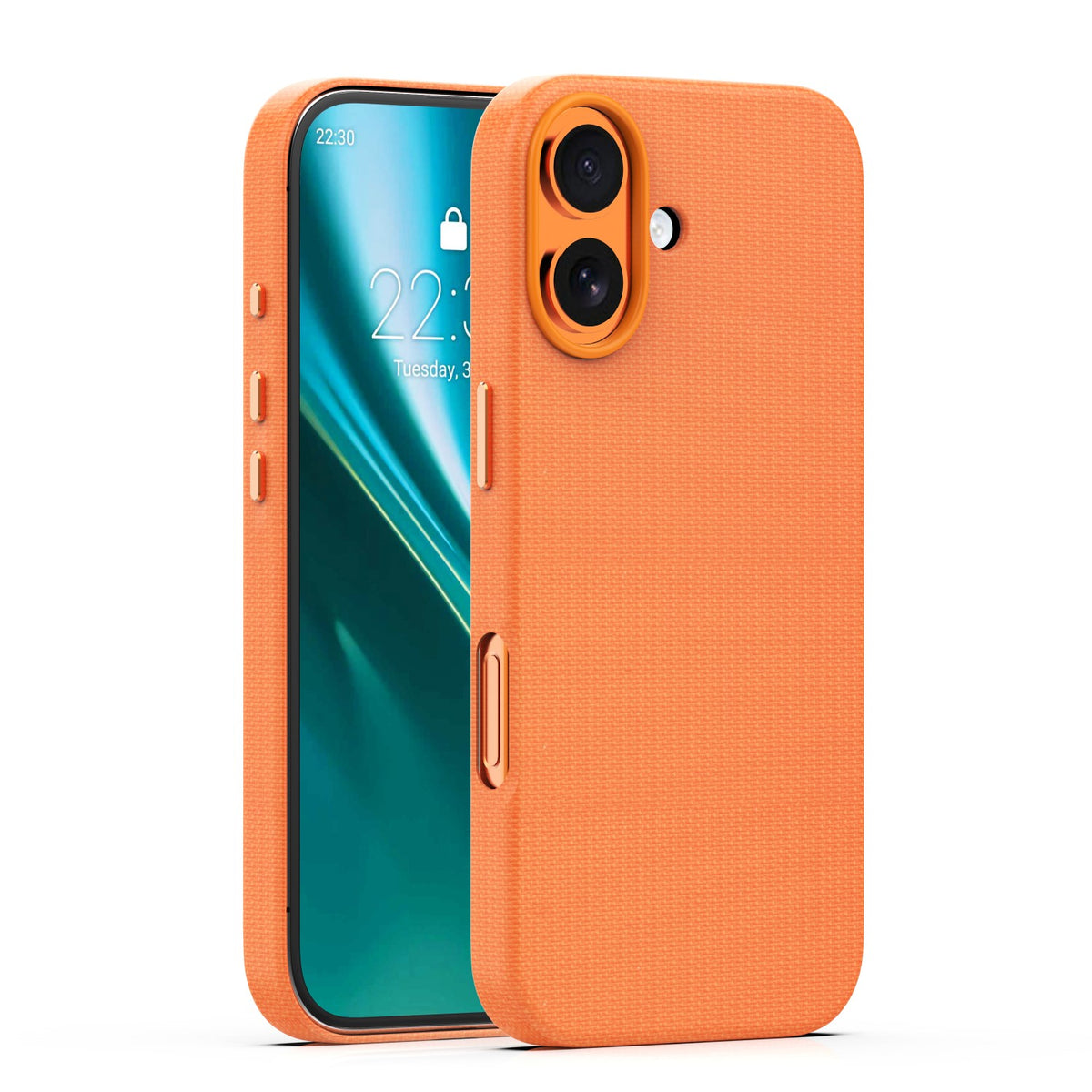Nakładka Etteri Elegant Mag do iPhone 16 6,1 pomarańczowa