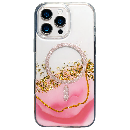 Nakładka Epoxy Mag do iPhone 16 6,1 różowa