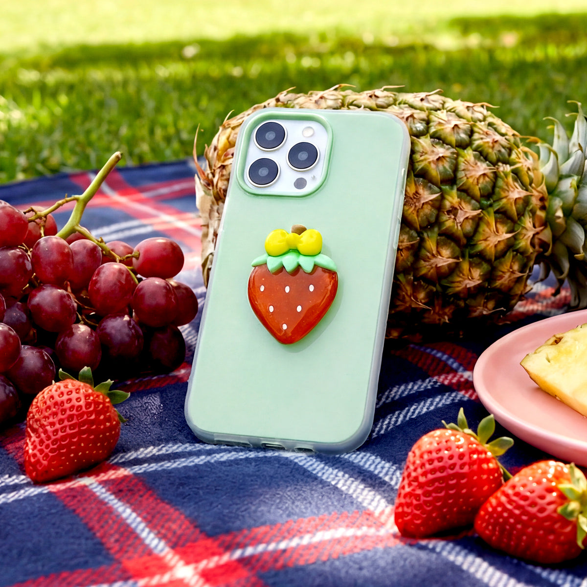 Nakładka Fruit 2in1 do iPhone 16 Pro 6,3 zielona