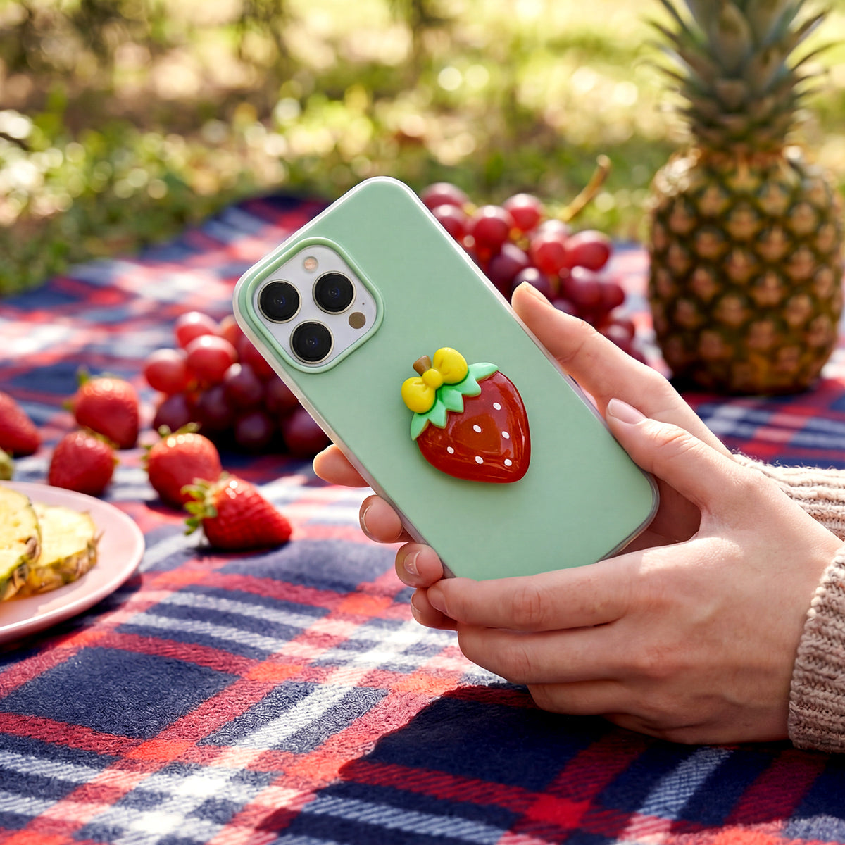 Nakładka Fruit 2in1 do iPhone 16 Pro 6,3 zielona
