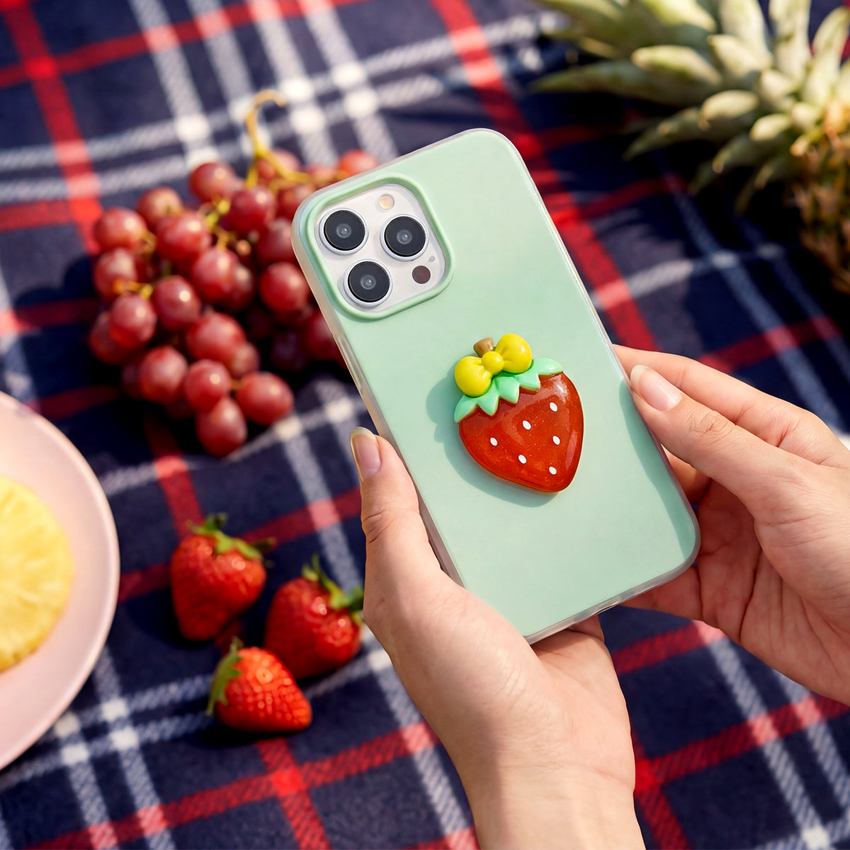 Nakładka Fruit 2in1 do iPhone 16 Pro 6,3 zielona