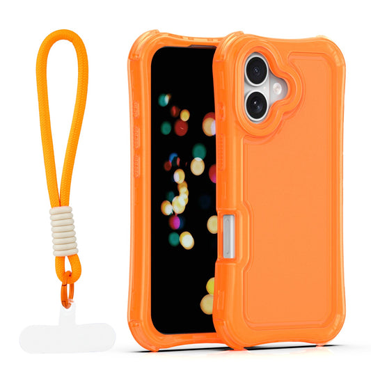 Nakładka SafePop ze smyczą do iPhone 17 6,3 pomarańczowa