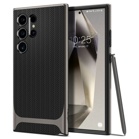 Spigen nakładka Neo Hybrid do Samsung Galaxy S24 Ultra gunmetal