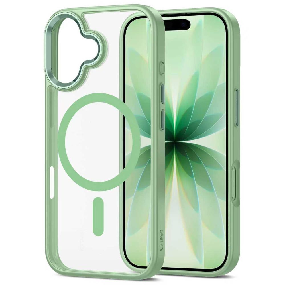 TECH-PROTECT MAGMAT MAGSAFE IPHONE 17 SAGE/CLEAR