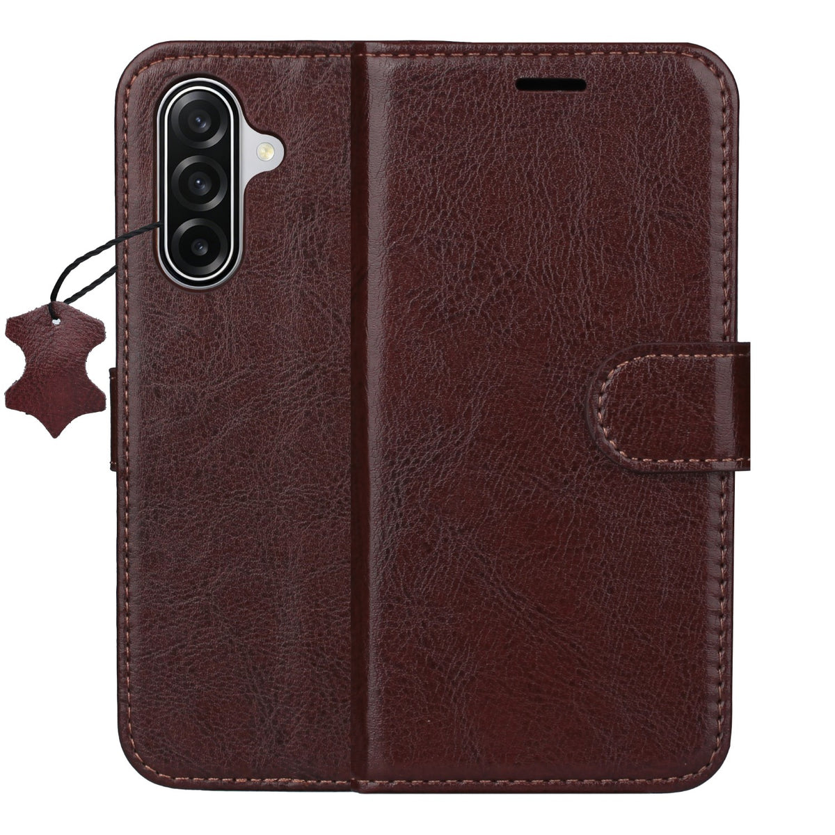 Etui skórzane Smart Luxe do Samsung Galaxy A16 4G / A16 5G / M16 5G  brązowe