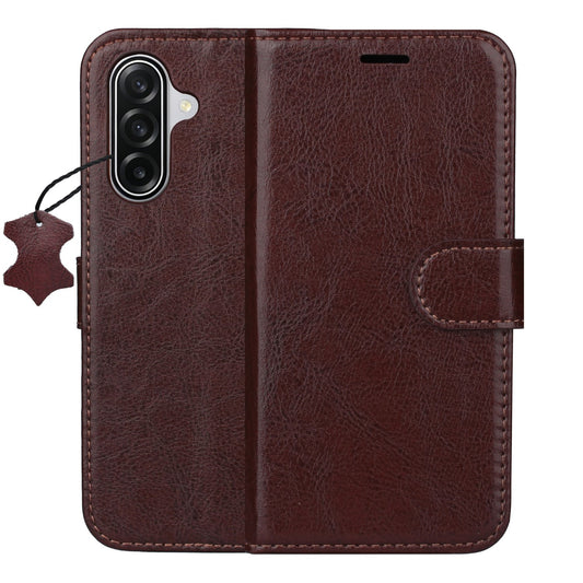 Etui skórzane Smart Luxe do Samsung Galaxy A16 4G / A16 5G / M16 5G  brązowe