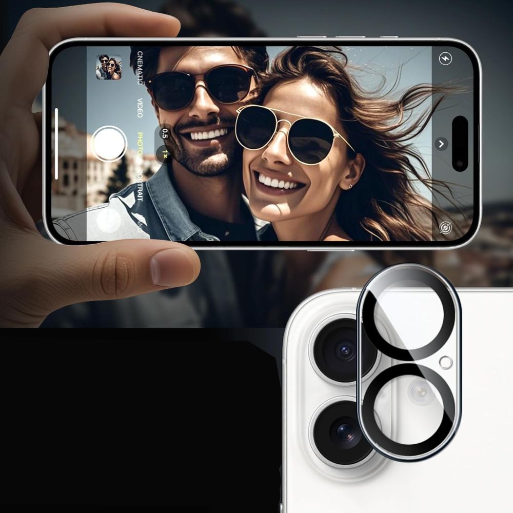 OSŁONA APARATU TECH-PROTECT CAM FIT+ IPHONE 17 CLEAR