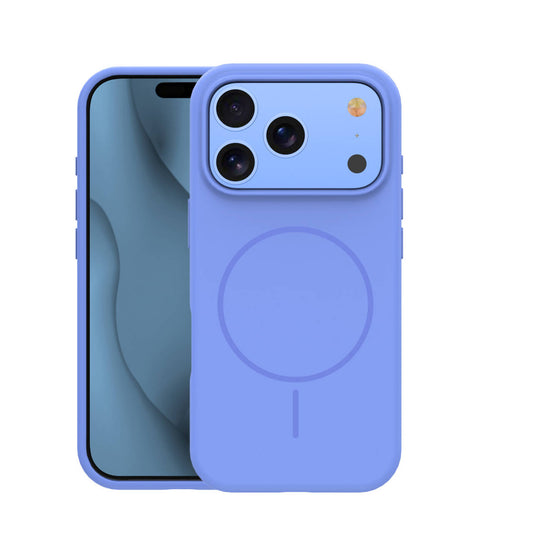 Nakładka Silicone Thin Mag do iPhone 17 Pro Max 6,9" / iPhone 18 Pro Max 6,9" jasnoniebieska sky