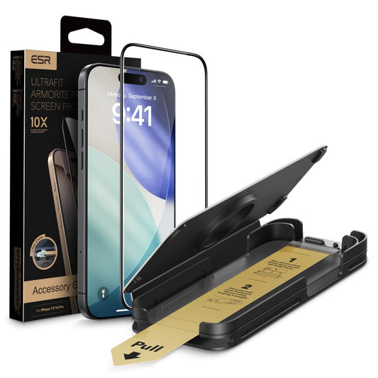 SZKŁO HARTOWANE ESR ULTRAFIT ARMORITE PRO TEMPERED GLASS IPHONE 17 PRO MAX BLACK